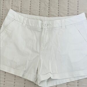 bcg White Women's Casual Cotton Shorts